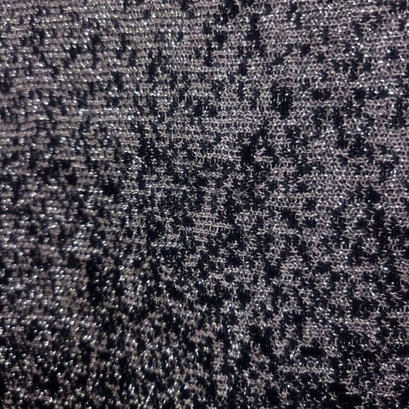 Alyx Grey Black Metalic Gradient Ombre Sweater Dolman Sleeve Size Medium - Picture 5 of 8